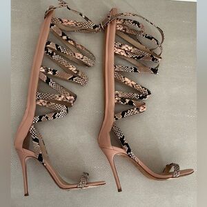 Giuseppe Zanotti for Jennifer Lopez Emme 105mm Gladiator Sandals